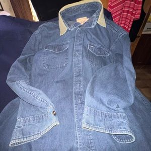 Woolrich long sleeve denim shirt